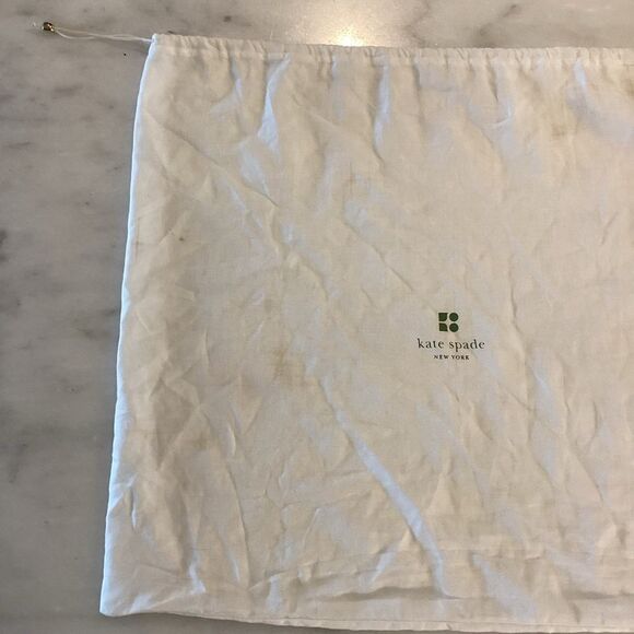 Kate Spade White and Green XL Dust Bag - Picture 2 of 7
